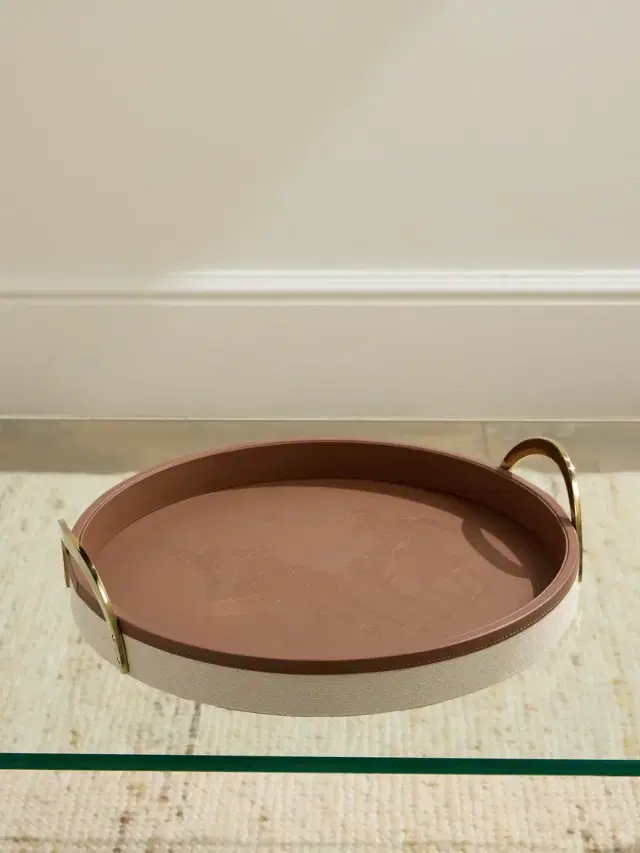 Ralph Lauren Home Garrett Canvas, Leather and Brass Tray - Men