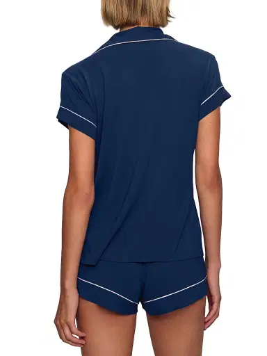 Eberjey Women's Gisele 2-Piece Shortie Pajama Set | Thumbnail 4 Eberjey Women's Gisele 2-Piece Shortie Pajama Set | Thumbnail 4