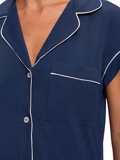 Eberjey Women's Gisele 2-Piece Shortie Pajama Set | Thumbnail 6 Eberjey Women's Gisele 2-Piece Shortie Pajama Set | Thumbnail 6