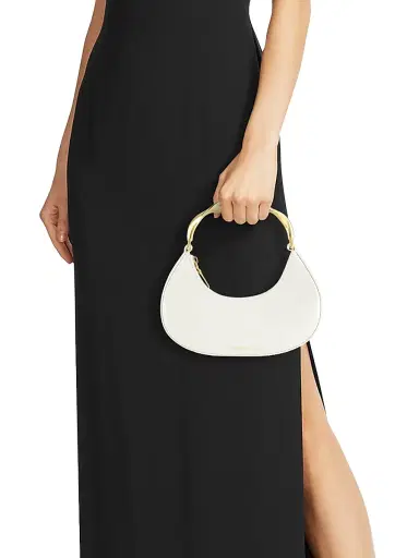 Simkhai Women's Nixi Leather Twist Handle Top Handle Bag - Ivory | Thumbnail 2