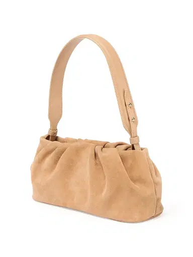 SIMKHAI Women's Harlow Suede Shoulder Bag - Light Camel | Thumbnail 2