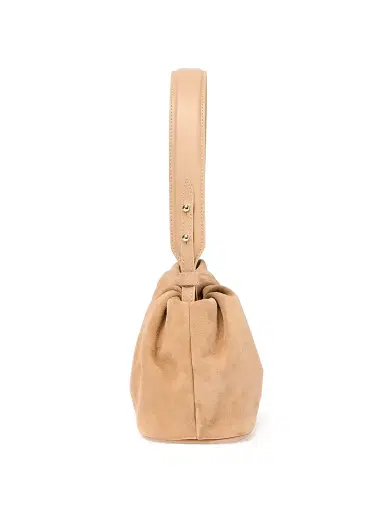 SIMKHAI Women's Harlow Suede Shoulder Bag - Light Camel | Thumbnail 3
