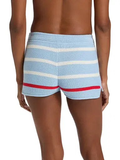 Solid & Striped Women's The Hudson Stripe Knit Shorts - Americana | Thumbnail 5