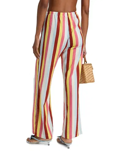Solid & Striped Women's The Ashling Striped Drawstring Pants - Symi Stripe - Size XS | Thumbnail 5