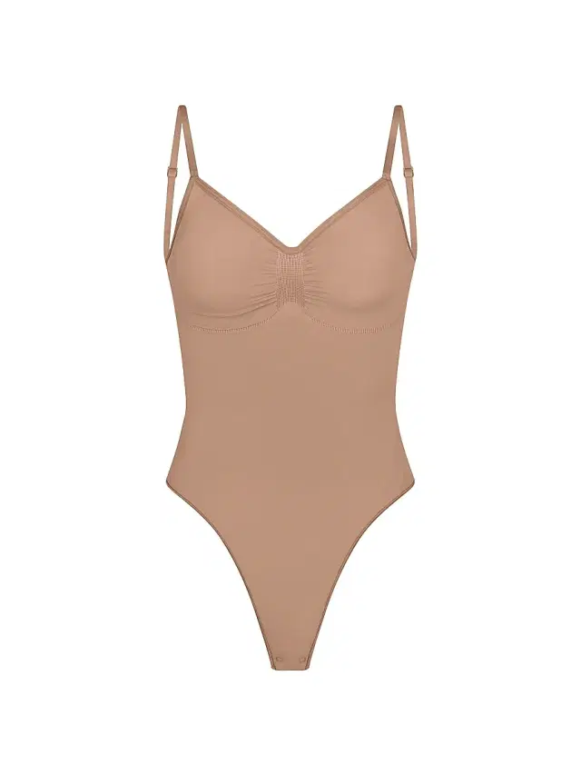 SKIMS Women's Smoothing Low-Back Bodysuit - Sienna