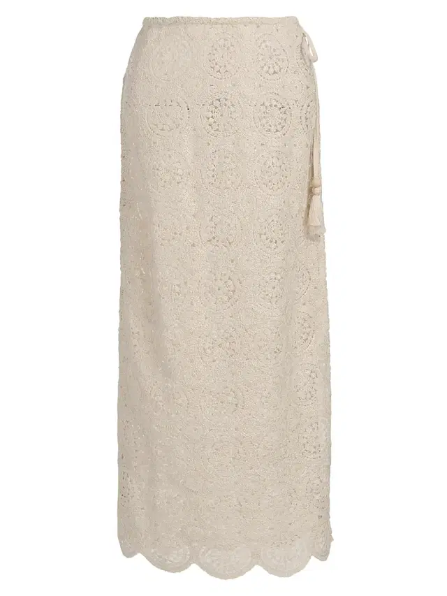 Ramy Brook Women's Karina Crochet Cover-Up Skirt - Neutral Foil Crochet