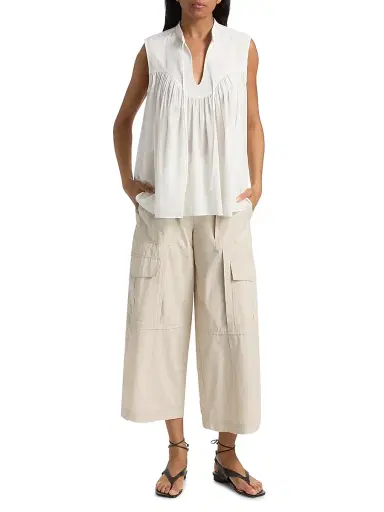 DEREK LAM 10 CROSBY Women's Chase Yoked Top | Thumbnail 2 DEREK LAM 10 CROSBY Women's Chase Yoked Top | Thumbnail 2
