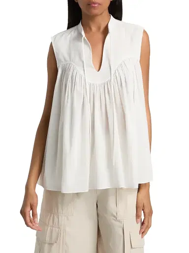 DEREK LAM 10 CROSBY Women's Chase Yoked Top | Thumbnail 3 DEREK LAM 10 CROSBY Women's Chase Yoked Top | Thumbnail 3