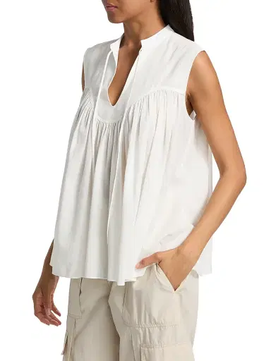 DEREK LAM 10 CROSBY Women's Chase Yoked Top | Thumbnail 4 DEREK LAM 10 CROSBY Women's Chase Yoked Top | Thumbnail 4