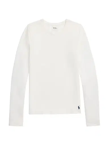 Polo Ralph Lauren Women's Base Layer Stretch Cotton T-Shirt - White Cloud - Size Large | Thumbnail 1