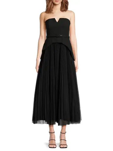 Hutch Women's Lilibet Gabardine & Tulle Gown | Thumbnail 3 Hutch Women's Lilibet Gabardine & Tulle Gown | Thumbnail 3
