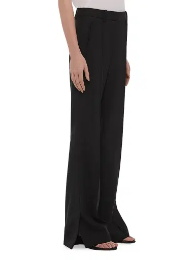 Helmut Lang Women's Wool Boot-Cut Pants - Black - Size 12 | Thumbnail 4 Helmut Lang Women's Wool Boot-Cut Pants - Black - Size 12 | Thumbnail 4
