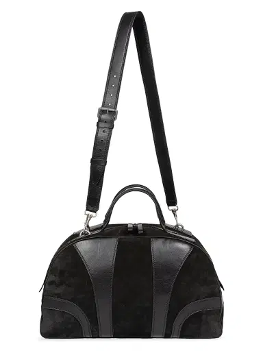 Dries Van Noten Men's Paneled Shoulder Bag | Thumbnail 1 Dries Van Noten Men's Paneled Shoulder Bag | Thumbnail 1