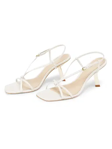 22élevé Women's 75MM Leather T-Strap Sandals | Thumbnail 2 22élevé Women's 75MM Leather T-Strap Sandals | Thumbnail 2