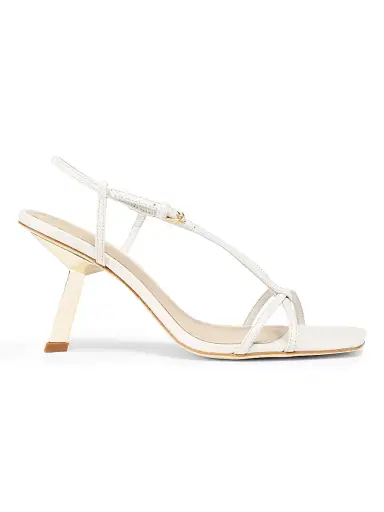 22élevé Women's 75MM Leather T-Strap Sandals | Thumbnail 1 22élevé Women's 75MM Leather T-Strap Sandals | Thumbnail 1