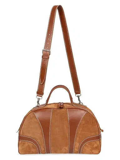 Dries Van Noten Men's Paneled Shoulder Bag | Thumbnail 1 Dries Van Noten Men's Paneled Shoulder Bag | Thumbnail 1