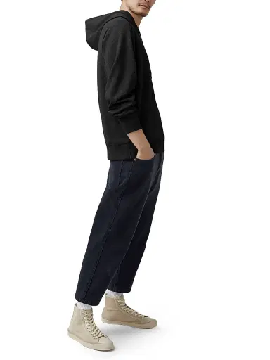 Canada Goose Men's Huron Drawstring Hoodie - Black | Thumbnail 2