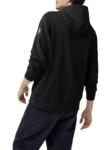 Canada Goose Men's Huron Drawstring Hoodie - Black | Thumbnail 5