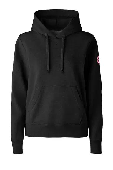 Canada Goose Men's Huron Drawstring Hoodie - Black | Thumbnail 1