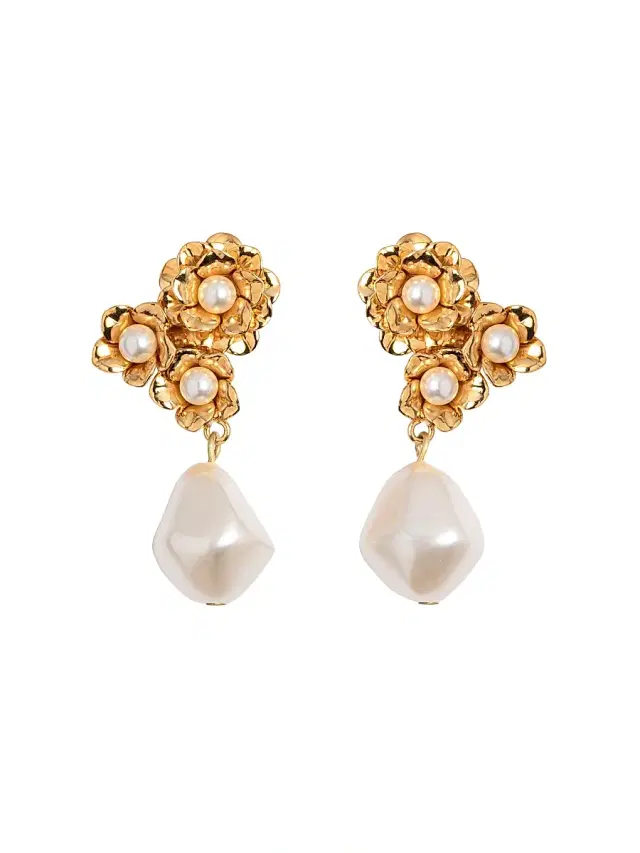 Women's Romina 18K-Gold-Plated & Imitation Pearl Drop Earrings - Gold
