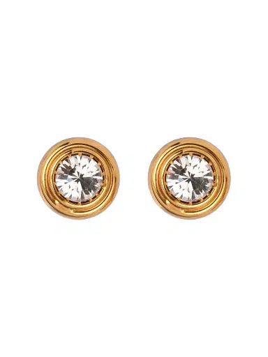 Jennifer Behr Women's Jodi 18K-Gold-Plated & Crystal Stud Earrings - Gold | Thumbnail 1 Jennifer Behr Women's Jodi 18K-Gold-Plated & Crystal Stud Earrings - Gold | Thumbnail 1