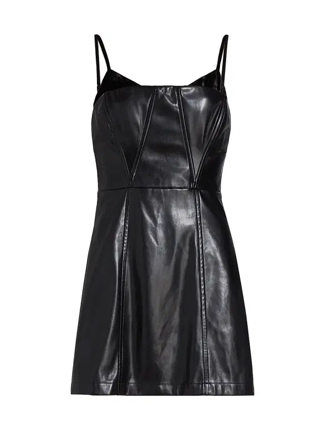 Cami NYC Women's Dehya Vegan Leather Mindress - Black