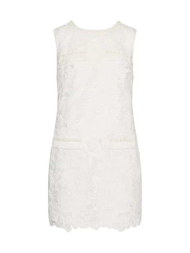 Milly Women's Garden Lace Sheath Minidress - White