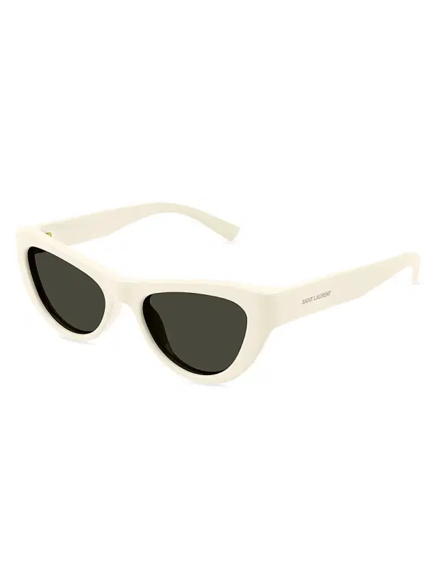 Women's Script 53MM Cat-Eye Sunglasses - Dark Grey