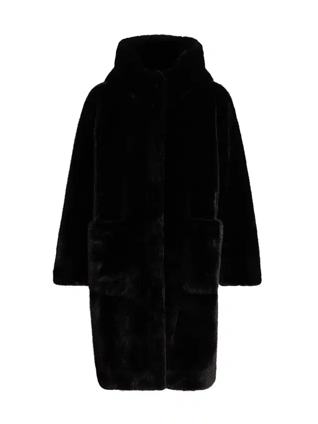 Kobi Halperin Women's Jenny Faur Fur-Trimmed Coat - Black