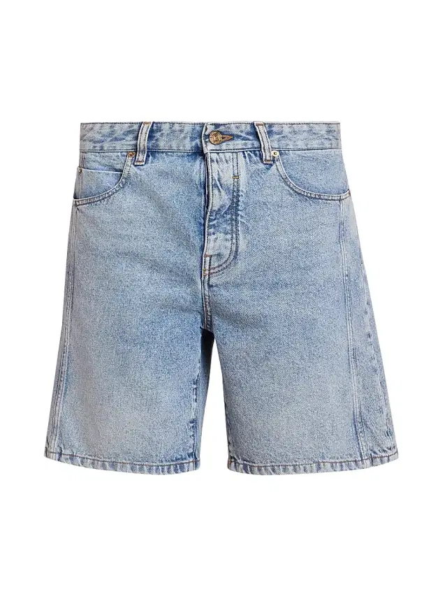 Men's Denim Bermuda Shorts - Bleu Jean Clair