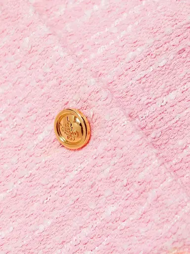Giambattista Valli Women's Cotton-Blend Bouclé Jacket - Quartz Rose - Size 2 | Thumbnail 7 Giambattista Valli Women's Cotton-Blend Bouclé Jacket - Quartz Rose - Size 2 | Thumbnail 7