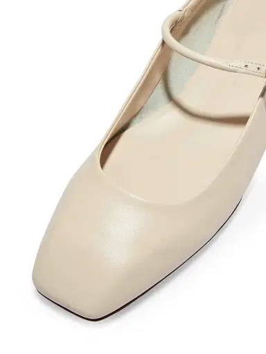aeyde Women's Leather Square-Toe Flats | Thumbnail 4 aeyde Women's Leather Square-Toe Flats | Thumbnail 4