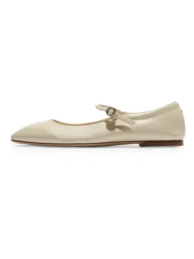 aeyde Women's Leather Square-Toe Flats | Thumbnail 1 aeyde Women's Leather Square-Toe Flats | Thumbnail 1