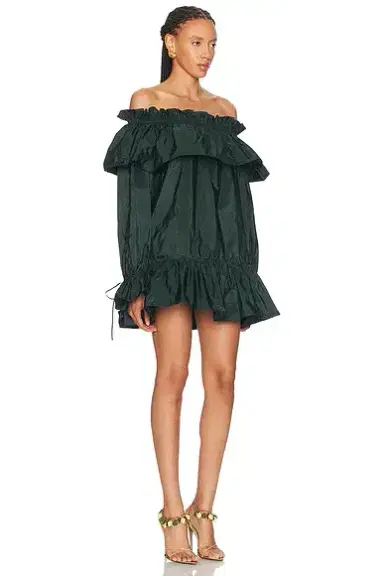 Saint Laurent Ruffled Dress | Thumbnail 2 Saint Laurent Ruffled Dress | Thumbnail 2