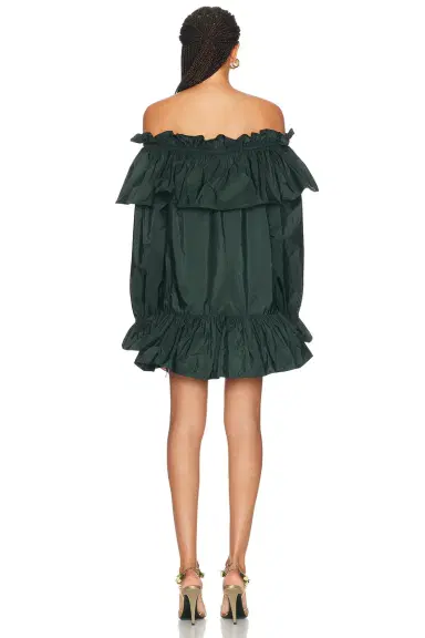 Saint Laurent Ruffled Dress | Thumbnail 6 Saint Laurent Ruffled Dress | Thumbnail 6