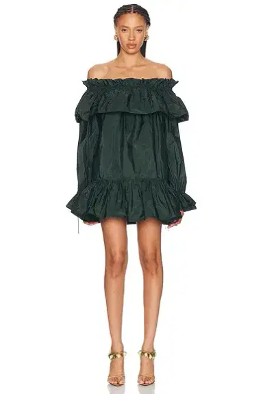 Saint Laurent Ruffled Dress | Thumbnail 1 Saint Laurent Ruffled Dress | Thumbnail 1