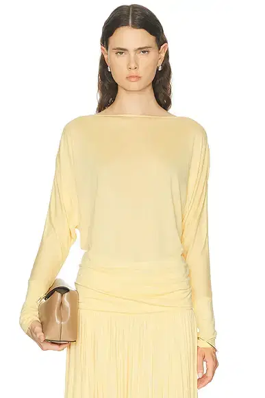 Boatneck Jersey Top