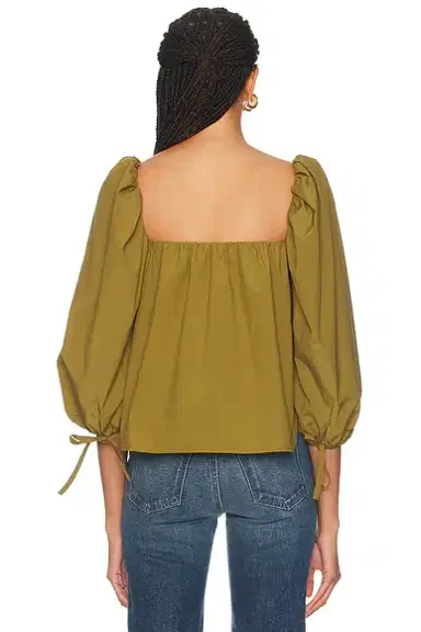 Saint Laurent Cropped Blouse | Thumbnail 3 Saint Laurent Cropped Blouse | Thumbnail 3