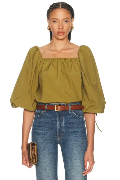 Saint Laurent Cropped Blouse | Thumbnail 5 Saint Laurent Cropped Blouse | Thumbnail 5