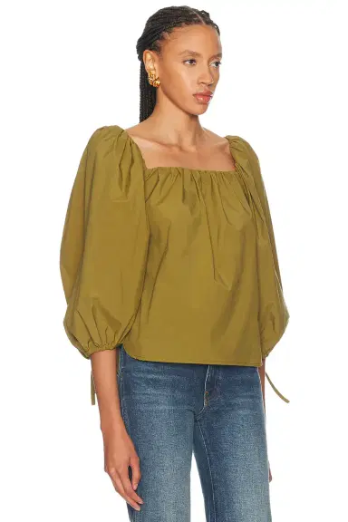Saint Laurent Cropped Blouse | Thumbnail 6 Saint Laurent Cropped Blouse | Thumbnail 6