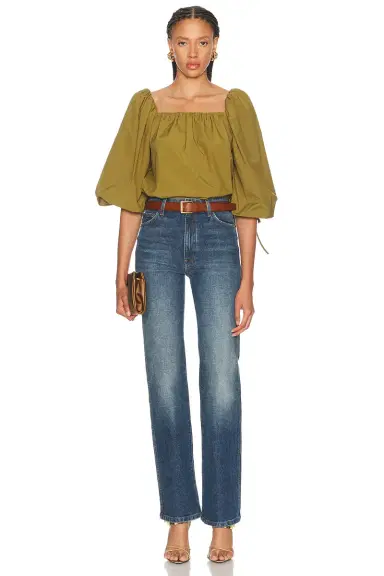 Saint Laurent Cropped Blouse | Thumbnail 8 Saint Laurent Cropped Blouse | Thumbnail 8