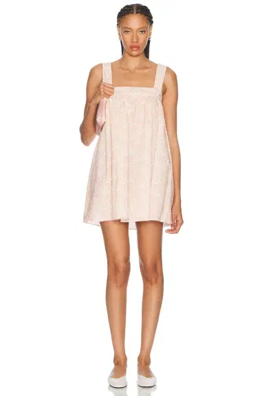 Matteau Babydoll Linen Mini Dress | Thumbnail 4