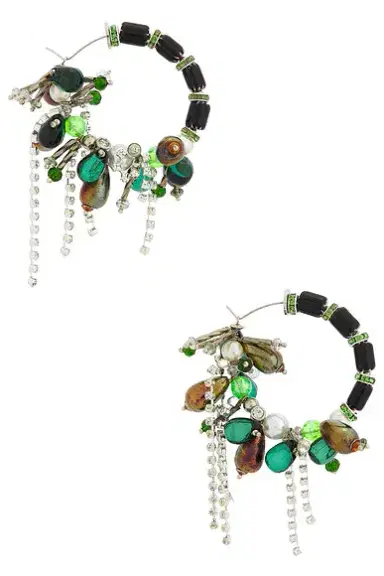 Dries Van Noten Draped Hoop Earrings | Thumbnail 3