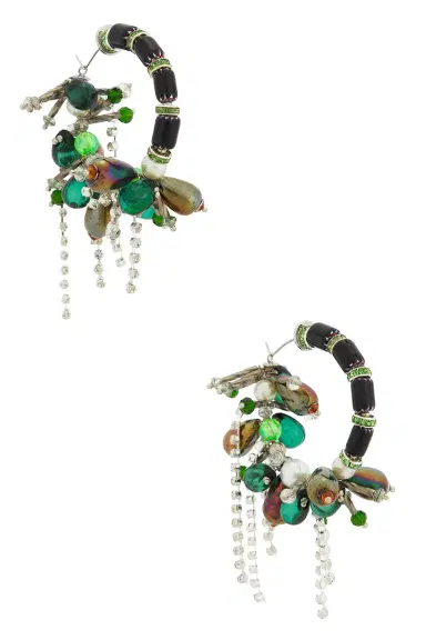 Dries Van Noten Draped Hoop Earrings | Thumbnail 4