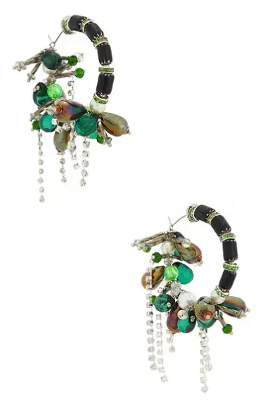 Dries Van Noten Draped Hoop Earrings | Thumbnail 1