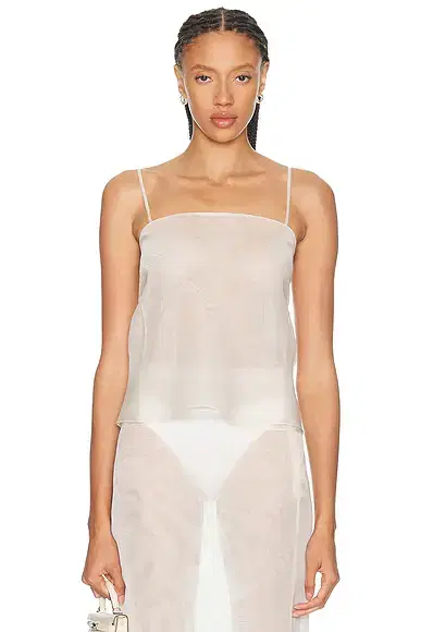 RENGGLI Organza Cami Top
