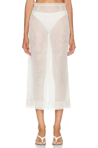 Organza Pencil Skirt