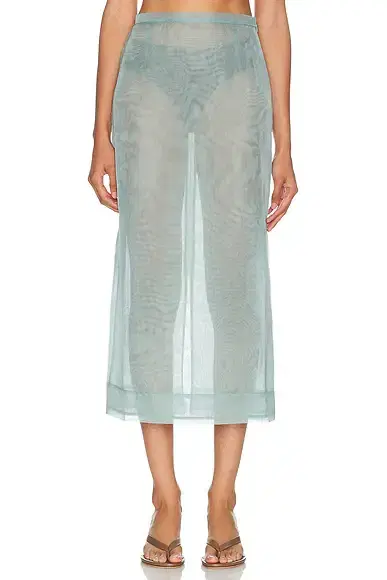 RENGGLI Organza Pencil Skirt