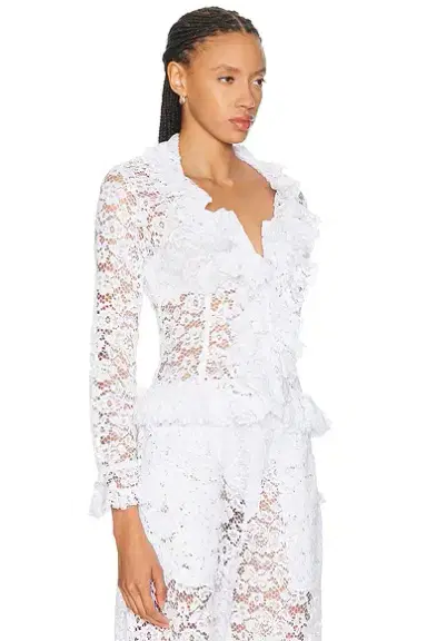 Ludovic de Saint Sernin Ruffle Blouse | Thumbnail 2 Ludovic de Saint Sernin Ruffle Blouse | Thumbnail 2