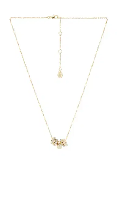 BaubleBar Pave And Gold Charm Necklace | Thumbnail 2